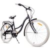 Rower młodzieżowy SUN BABY Flower Bike 24 cali dla dziewczynki Czarny