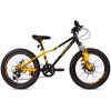 Rower dziecięcy SUN BABY Verdant Calix 20 dla chłopca Czarno-złoty Rozmiar ramy [cal] 10