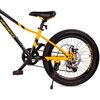 Rower dziecięcy SUN BABY Verdant Calix 20 dla chłopca Czarno-złoty Wiek 8 lat