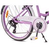 Rower młodzieżowy SUN BABY Heart Bike 24 cale dla dziewczynki Fioletowy Wiek 10 lat