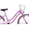 Rower młodzieżowy SUN BABY Heart Bike 24 cale dla dziewczynki Fioletowy Przerzutka przednia marka Brak