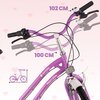 Rower młodzieżowy SUN BABY Heart Bike 24 cale dla dziewczynki Fioletowy Wyposażenie Instrukcja obsługi i montażu