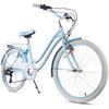 Rower młodzieżowy SUN BABY Heart Bike 24 cale dla dziewczynki Błękitny