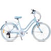 Rower młodzieżowy SUN BABY Heart Bike 24 cale dla dziewczynki Błękitny Rama Stalowa, 14.8"