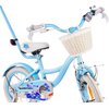 Rower dziecięcy SUN BABY Flower Bike 16 cali dla dziewczynki Niebieski Wiek 5 lat
