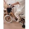 Rower dziecięcy SUN BABY Verdant Rowan 14 cali dla chłopca Cappuccino Wyposażenie Komplet odblasków
