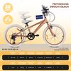 Rower dziecięcy SUN BABY Verdant 20 cali dla chłopca Cappuccino Kółka boczne Nie