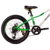 Rower dziecięcy SUN BABY Verdant Calix 20 dla chłopca Biało-zielono-żółty Wiek 5 lat