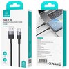 Kabel USB - USB-C USAMS SJ718 1.2m Stalowy Długość [m] 1.2