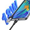 Kabel USB - USB-C USAMS SJ718 1.2m Stalowy Obsługiwane zasilanie [W] do 18