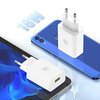 Ładowarka sieciowa USAMS SCXLTZ01 18W Biały Kabel w zestawie USB - Micro USB