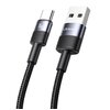 Kabel USB - USB-C USAMS SJ718 60W 1.2 m Stalowy