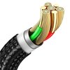 Kabel USB - USB-C USAMS SJ718 60W 1.2 m Stalowy Zastosowanie Transmisja danych