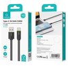 Kabel USB - USB-C USAMS SJ732 1 m Czarny Długość [m] 1