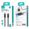 Kabel USB-C - Lightning USAMS SJ735 1 m Czarny Długość [m] 1