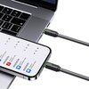 Kabel USB-C - Lightning USAMS SJ735 1 m Czarny Złącze 2 Lightning