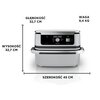 Frytkownica beztłuszczowa NINJA AF500EUWH Foodi Flexdrawer Air Fryer Zasilanie 220-240 V