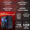 Komputer MAD DOG ENDORFY500ARGB-A10DR32 R7-7800X3D 32GB RAM 1TB SSD GeForce RTX4060 DLSS 3 Wi-Fi Procesor AMD Ryzen 7 7800X3D