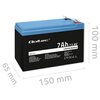 Akumulator QOLTEC 53711 7Ah 12.8V Zakres pojemności [Ah] 0 - 7