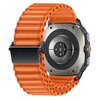 Pasek TECH-PROTECT Weave Pro do Samsung Galaxy Watch Ultra (47mm) Pomarańczowy Materiał Tekstylny