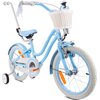 Rower dziecięcy SUN BABY Heart Bike 16 cali dla dziewczynki Błękitny