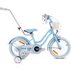Rower dziecięcy SUN BABY Heart Bike 16 cali dla dziewczynki Błękitny Rozmiar ramy [cal] 9.5