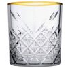 Komplet szklanek niskich PASABAHCE Timeless Gold 420ml