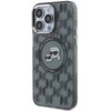 Etui KARL LAGERFELD IML Monogram Karl&Choupette Head MagSafe do Apple iPhone 15 Pro Czarny Seria telefonu iPhone