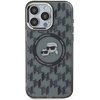 Etui KARL LAGERFELD IML Monogram Karl&Choupette Head MagSafe do Apple iPhone 15 Pro Czarny Kompatybilność Apple iPhone 15 Pro
