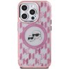 Etui KARL LAGERFELD IML Monogram Karl&Choupette Head MagSafe do Apple iPhone 15 Pro Różowy Model telefonu iPhone 15 Pro