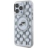 Etui KARL LAGERFELD IML Monogram Karl&Choupette Head MagSafe do Apple iPhone 15 Pro Przezroczysty Seria telefonu iPhone