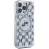 Etui KARL LAGERFELD IML Monogram Karl&Choupette Head MagSafe do Apple iPhone 15 Pro Przezroczysty Model telefonu iPhone 15 Pro