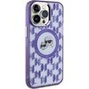 Etui KARL LAGERFELD IML Monogram Karl&Choupette Head MagSafe do Apple iPhone 15 Pro Fioletowy Marka telefonu Apple