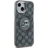 Etui KARL LAGERFELD IML Monogram Karl&Choupette Head MagSafe do Apple iPhone 15 Plus Czarny Kompatybilność Apple iPhone 15 Plus