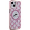 Etui KARL LAGERFELD IML Monogram Karl&Choupette Head MagSafe do Apple iPhone 15 Plus Różowy Kompatybilność Apple iPhone 15 Plus