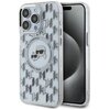 Etui KARL LAGERFELD IML Monogram Karl&Choupette Head MagSafe do Apple iPhone 15 Pro Max Przezroczysty