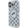 Etui KARL LAGERFELD IML Monogram Karl&Choupette Head MagSafe do Apple iPhone 15 Pro Max Przezroczysty Seria telefonu iPhone