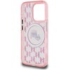 Etui KARL LAGERFELD IML Monogram Karl&Choupette Head Magsafe do Apple iPhone 15 Pro Max Różowy Typ Etui nakładka