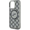 Etui KARL LAGERFELD IML Monogram Karl&Choupette Head Magsafe do Apple iPhone 15 Pro Max Czarny Typ Etui magnetyczne