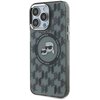Etui KARL LAGERFELD IML Monogram Karl&Choupette Head Magsafe do Apple iPhone 15 Pro Max Czarny Seria telefonu iPhone