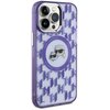 Etui KARL LAGERFELD IML Monogram Karl&Choupette Head MagSafe do Apple iPhone 15 Pro Max Fioletowy Kompatybilność Apple iPhone 15 Pro Max