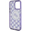 Etui KARL LAGERFELD IML Monogram Karl&Choupette Head MagSafe do Apple iPhone 15 Pro Max Fioletowy Typ Etui magnetyczne
