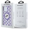 Etui KARL LAGERFELD IML Monogram Karl&Choupette Head MagSafe do Apple iPhone 15 Pro Max Fioletowy Marka telefonu Apple