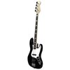 Gitara elektryczna basowa MUSICMATE MM-G175-B BassPulse Czarny Drewno gryfu Klon