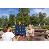Gra plenerowa TACTIC Active Play Drewniane 4 w rzędzie XXL Gigant 56332 Materiał Drewno