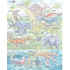 Układanka LARSEN Maxi Dinozaury, które latają, biegają i nurkują LA-FH49 (70 elementów) Tematyka Dinozaury
