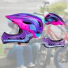 Kask rowerowy ROCKBROS TT-32SBPP-M Fioletowo-różowy dla Dzieci (rozmiar M) Materiał skorupy Poliwęglan
