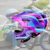 Kask rowerowy ROCKBROS TT-32SBPP-S Fioletowo-różowy dla Dzieci (rozmiar S) Materiał skorupy Poliwęglan