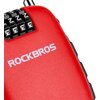 Zapięcie rowerowe ROCKBROS 32420981001 Linka Czerwony Materiał PVC