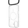 Etui FIXED MagPure Neck MagSafe do Apple iPhone 16 Plus Przezroczysty + czarna smycz Model telefonu iPhone 16 Plus